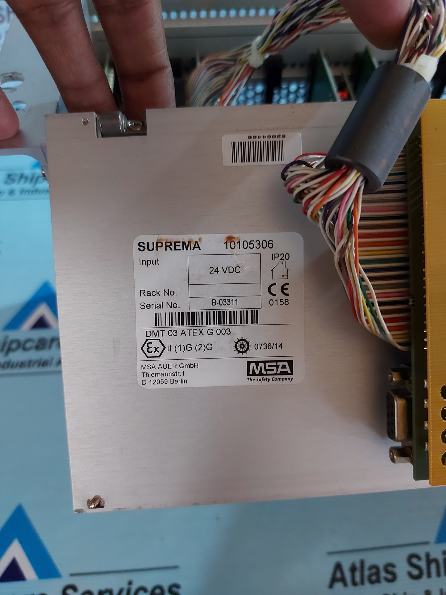 MSA AUER SUPREMA TOUCH FIRE AND GAS WARNING UNIT
