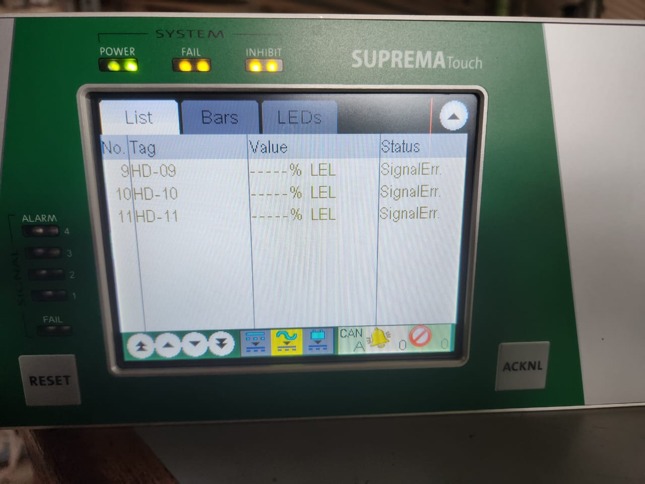 MSA AUER SUPREMA TOUCH FIRE AND GAS WARNING UNIT