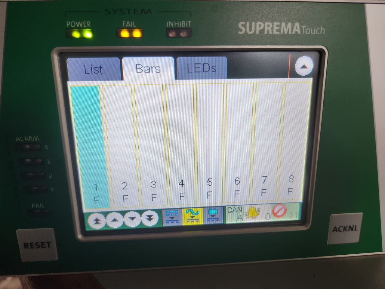 MSA AUER SUPREMA TOUCH FIRE AND GAS WARNING UNIT