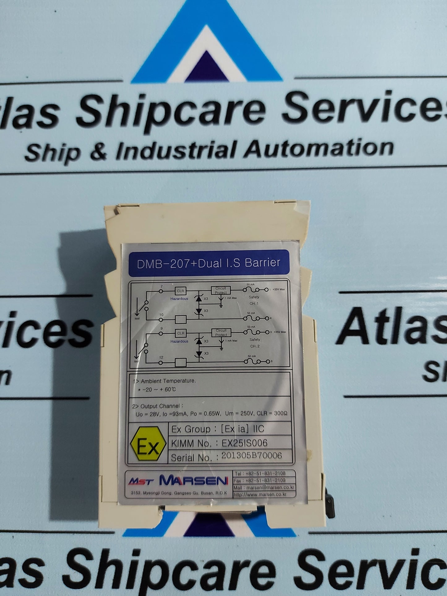 MST MARSEN DMB-207+ DUAL I.S BARRIER