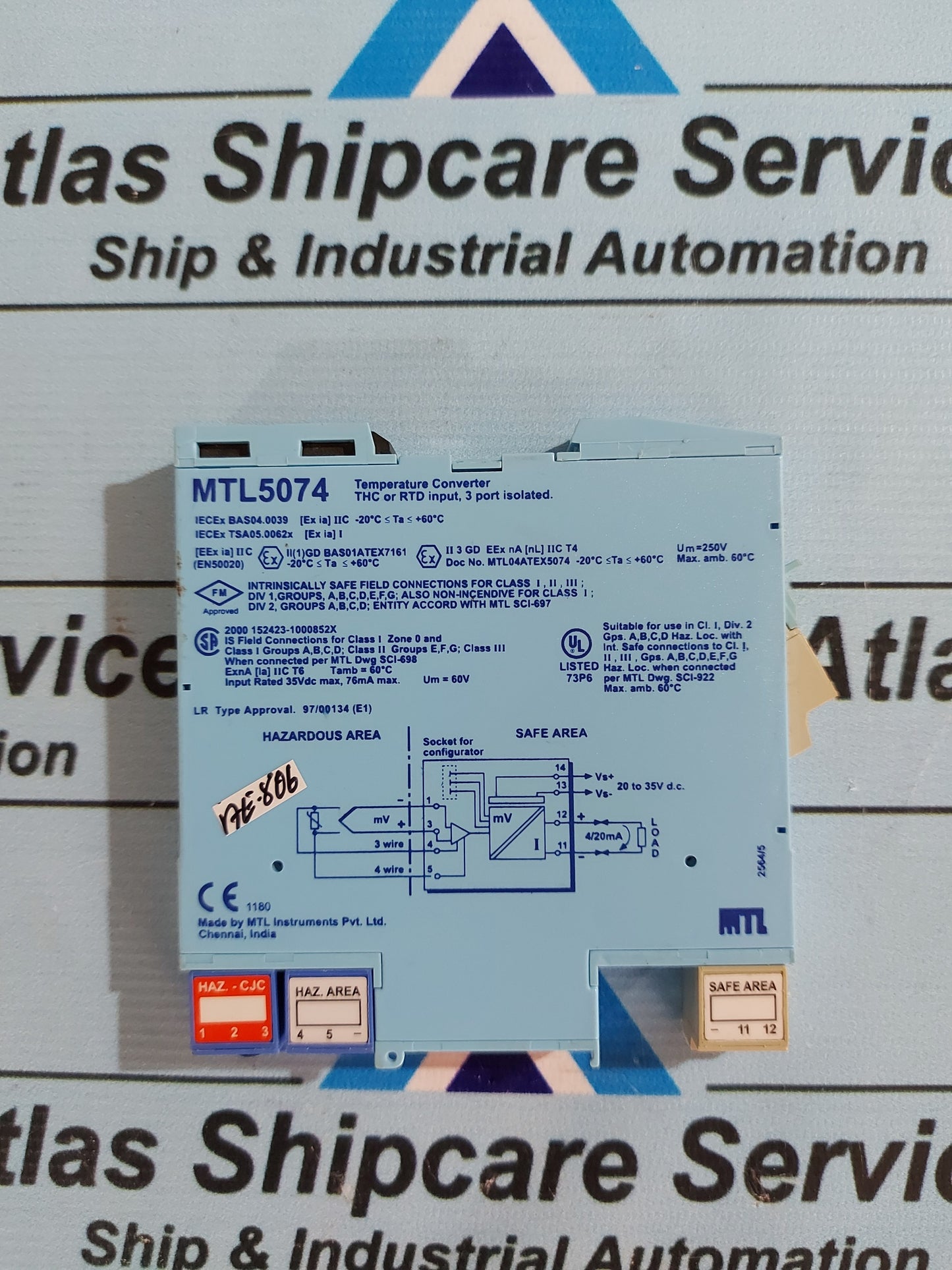 MTL INSTRUMENT MTL5074 TEMPERATURE CONVERTER