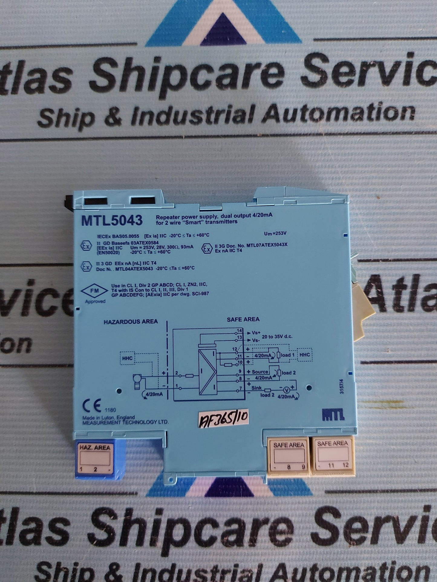 MTL MTL5043 REPEATER POWER SUPPLY