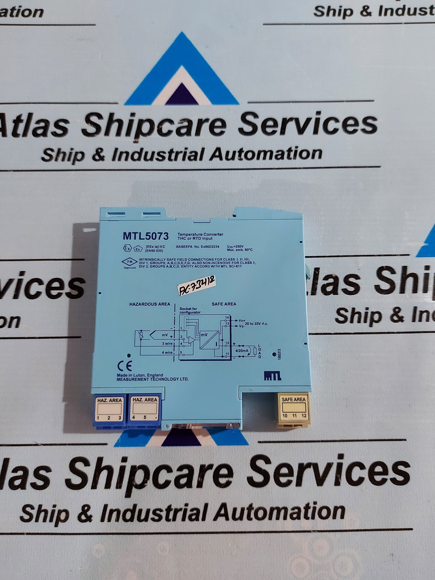 MTL MTL5073 TEMPERATURE CONVERTER THC OR RTD INPUT