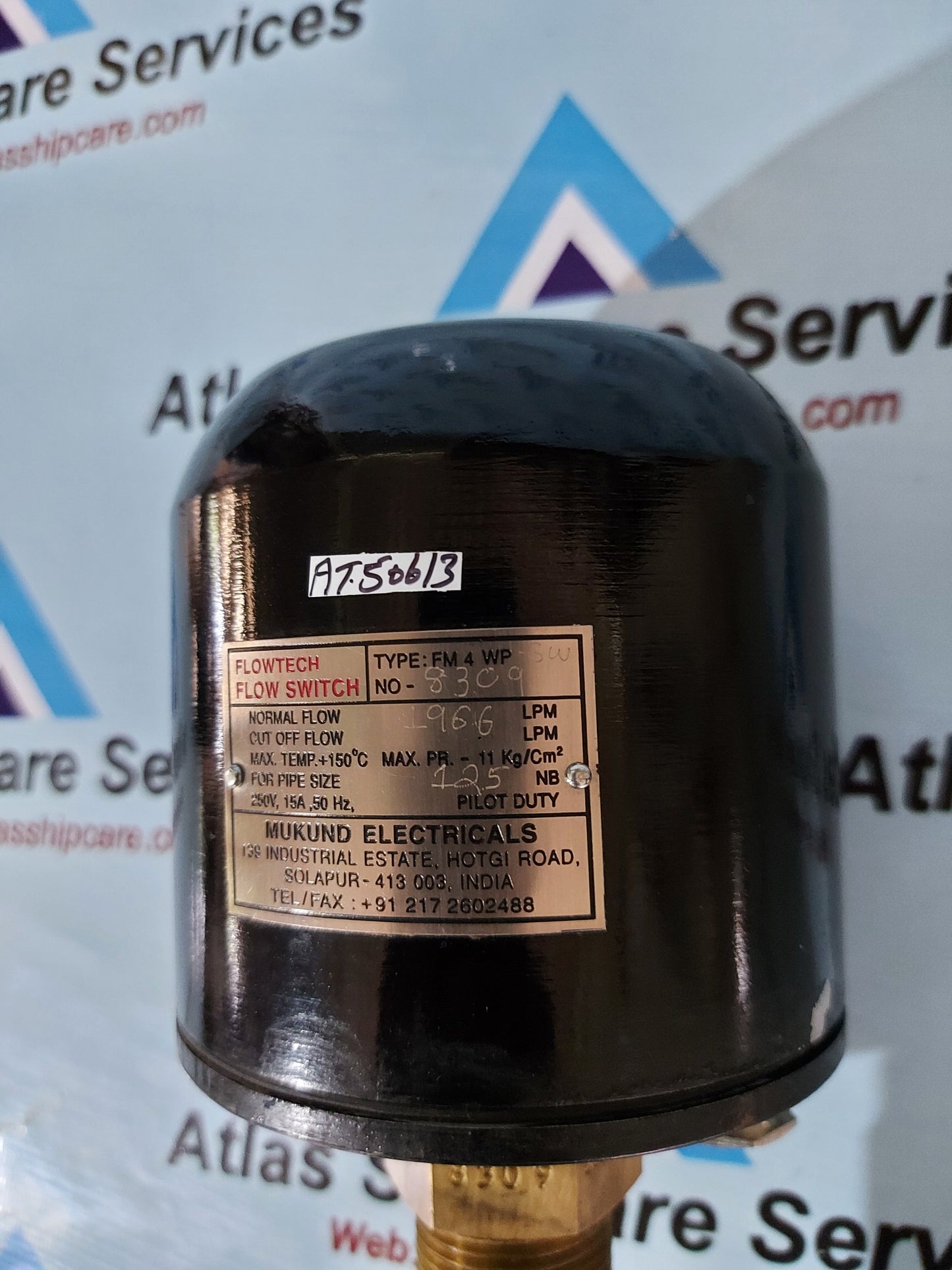 MUKUND FM 4 WP FLOWTECH FLOW SWITCH
