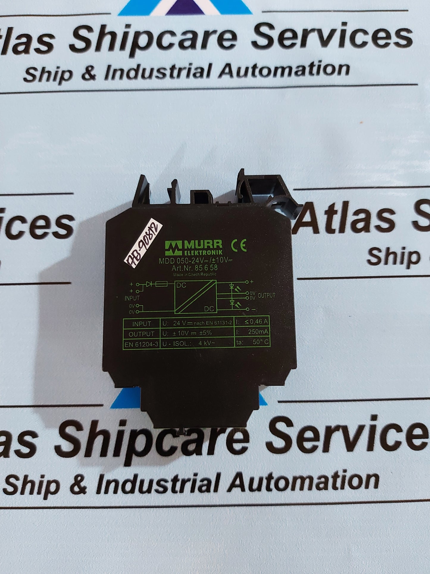 MURR ELEKTRONIK MDD 050-24V/+-10V DC/DC-CONVETER SWITCH MODE