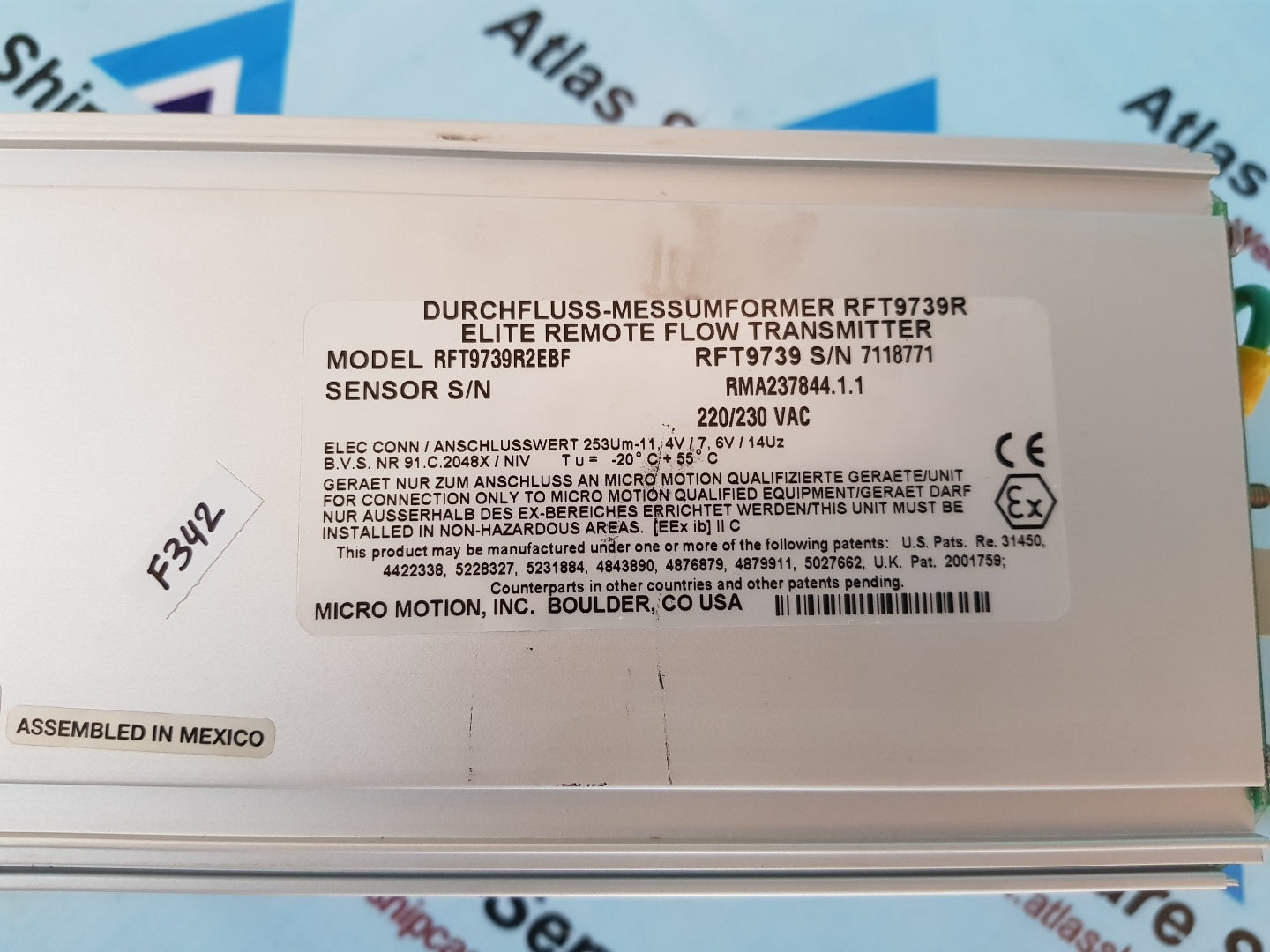 Micro Motion RFT9739R2EBF Elite Remote Flow Transmitter