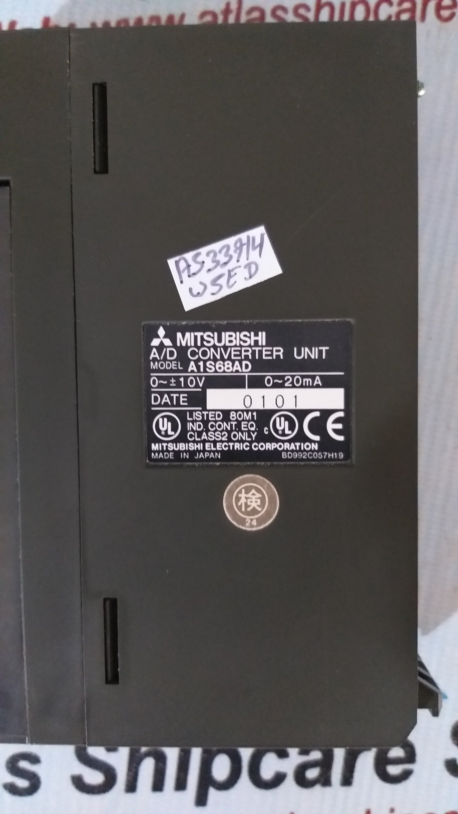 Mitsubishi A1S68AD A/D Converter Unit Mitsubishi Electric Corporation.
