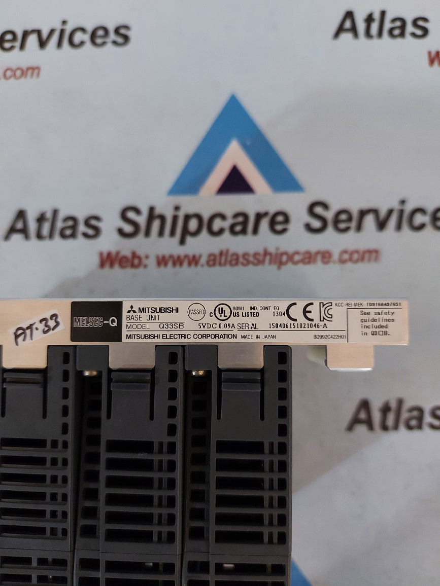 Mitsubishi Melsec-Q Q33SB Base Unit