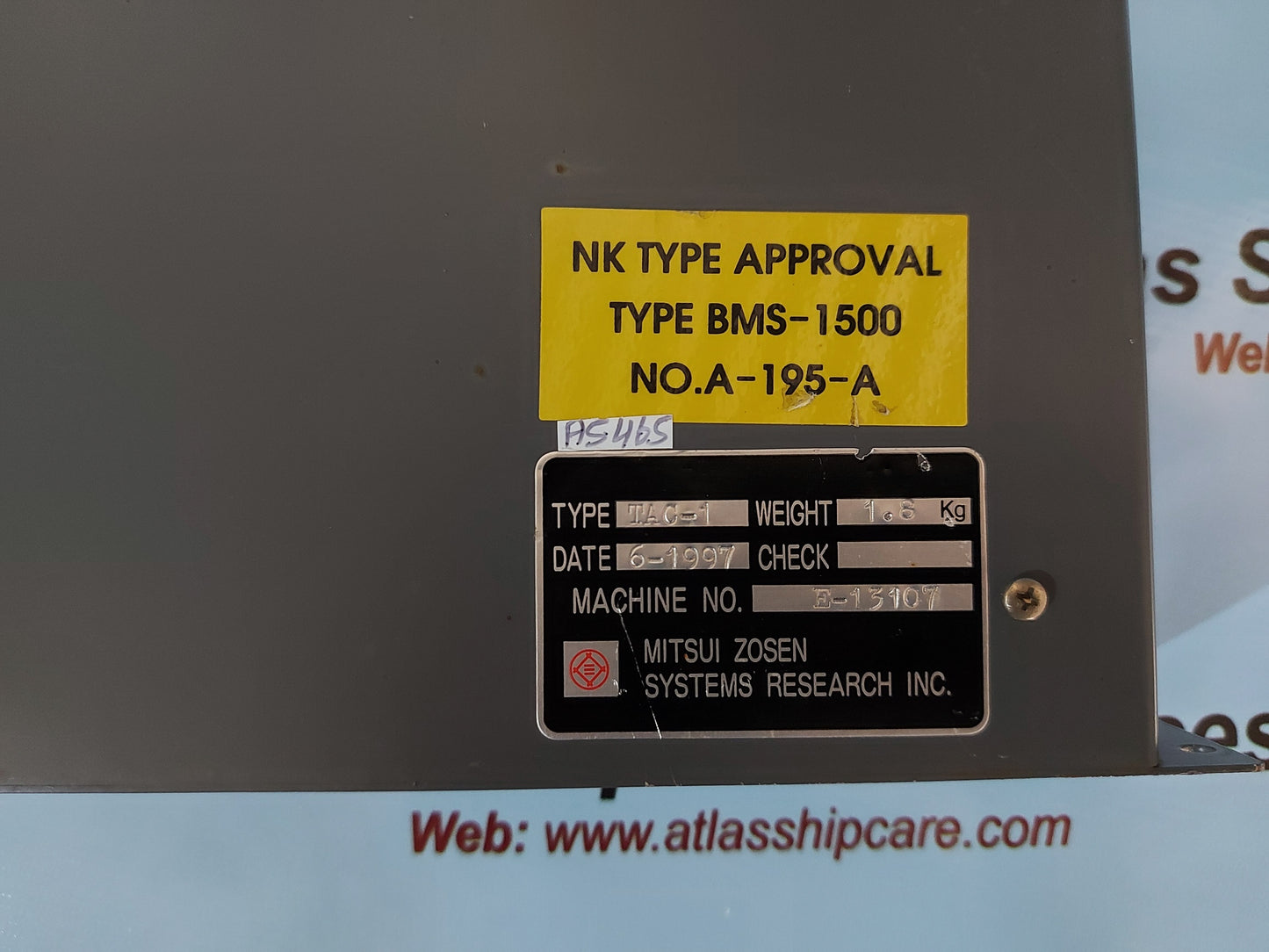 Mitsui Zosen TAC-1 Control Panel System