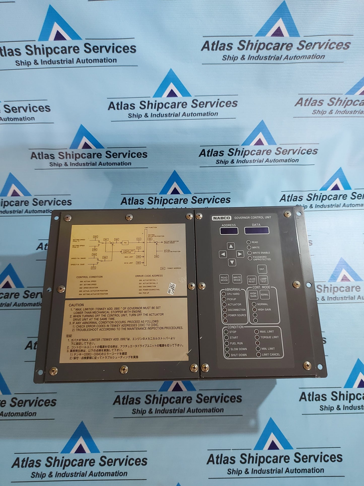 NABCO MG-800/MCG-402 GOVERNOR CONTROL UNIT