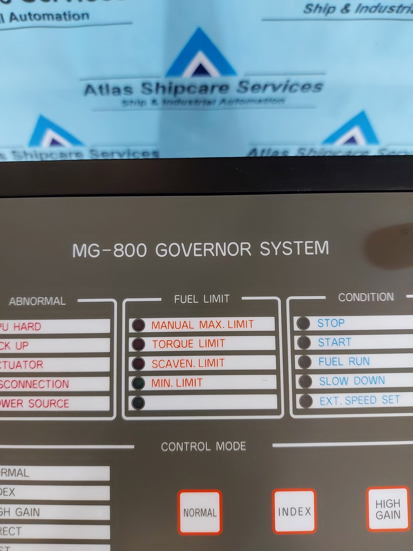 NABCO MG-800 GOVERNOR SYSTEM MGC CONTROL UNIT