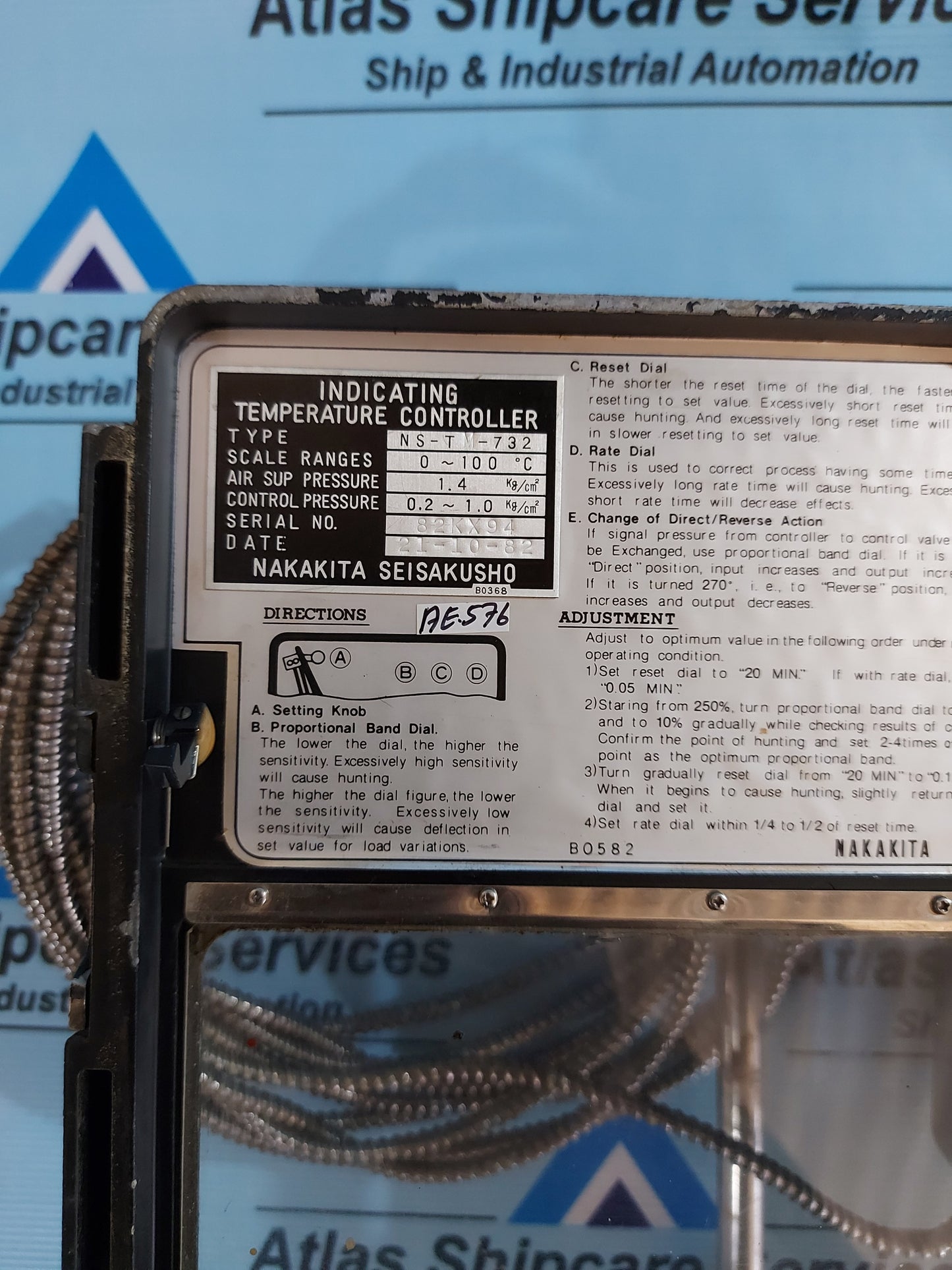 NAKAKITA NS-TM-732 INDICATING TEMPERATURE CONTROLLER