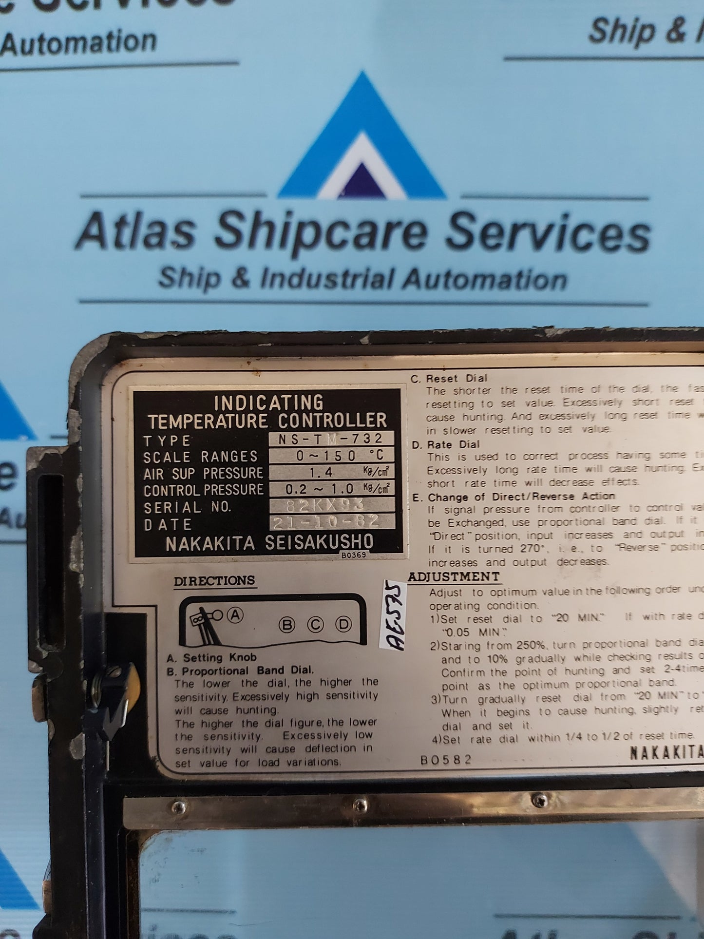 NAKAKITA NS-TM-732 INDICATING TEMPERATURE CONTROLLER