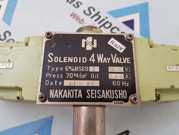 Nakakita 6M/N NS59-2 4-Way Solenoid Valve H428
