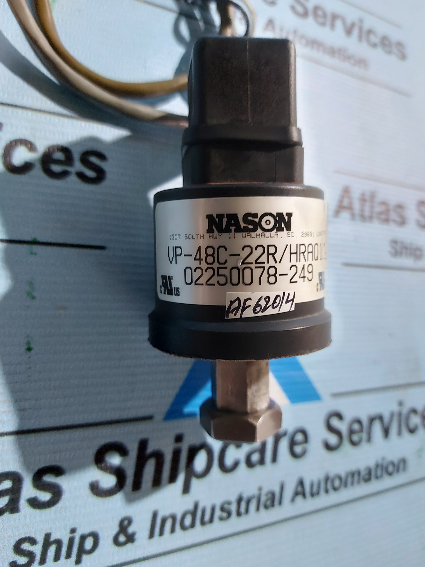 NASON VP-48C-22R/HRAQ1 SULLAIR 02250078-249 VACUUM SWITCH