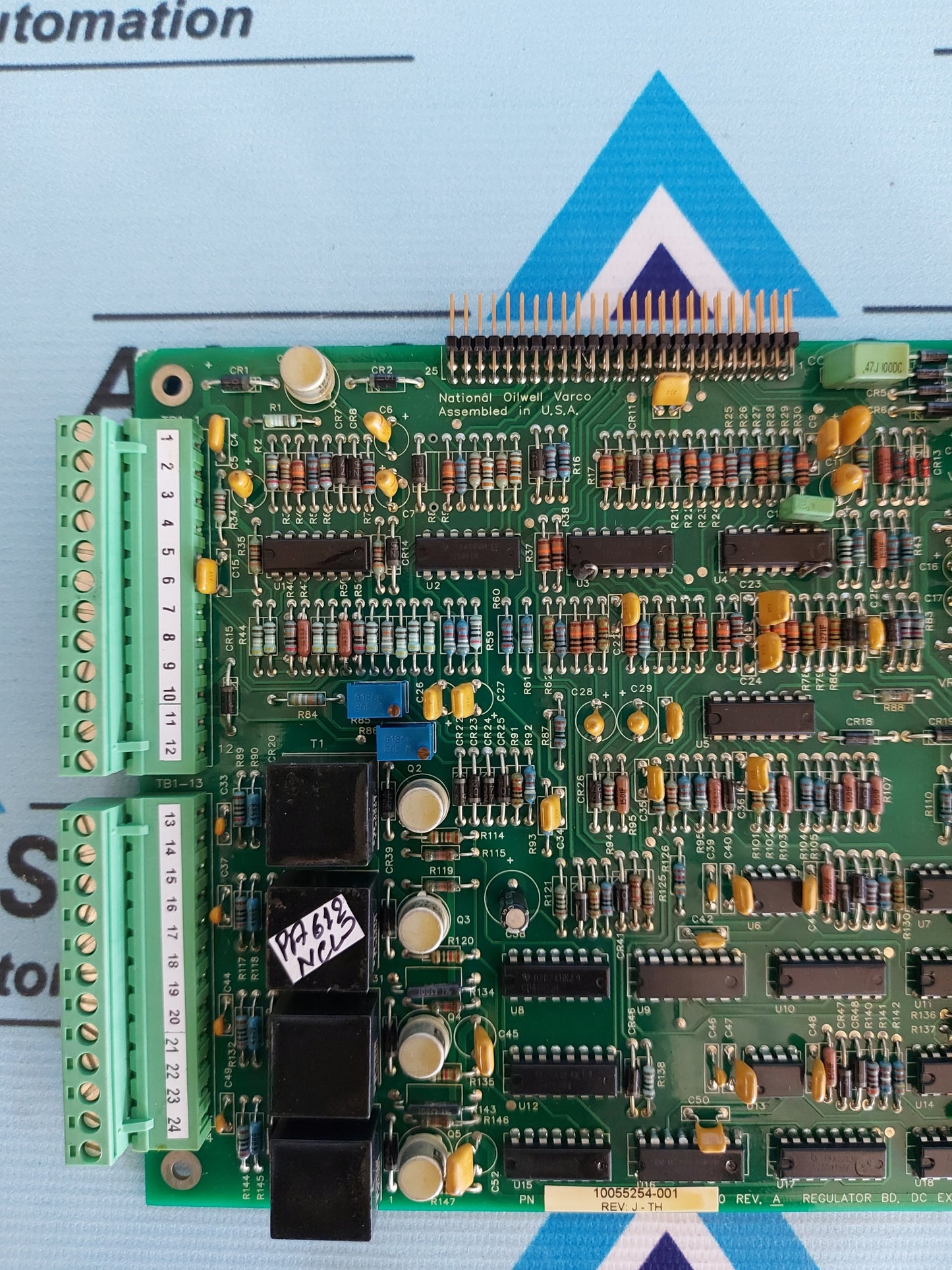 NATIONAL OILWELL VARCO 10055254-001 REV.J REGULATOR BOARD DC EXCITATION SUPPLY