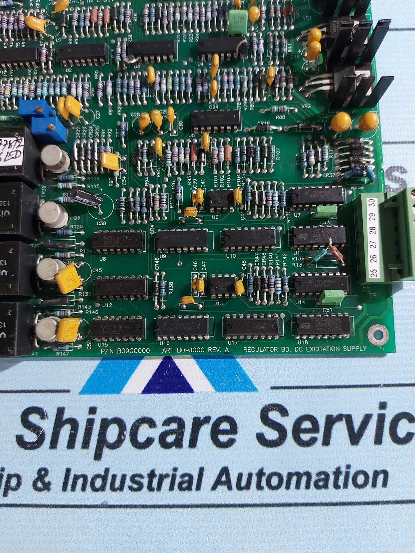 NATIONAL OILWELL VARCO B09G0000 REGULATOR BOARD DC EXCITATION SUPPLY