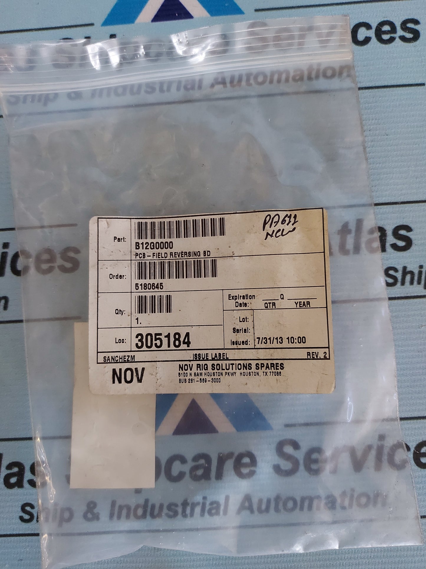 NATIONAL OILWELL VARCO B12G0000 PCB CARD