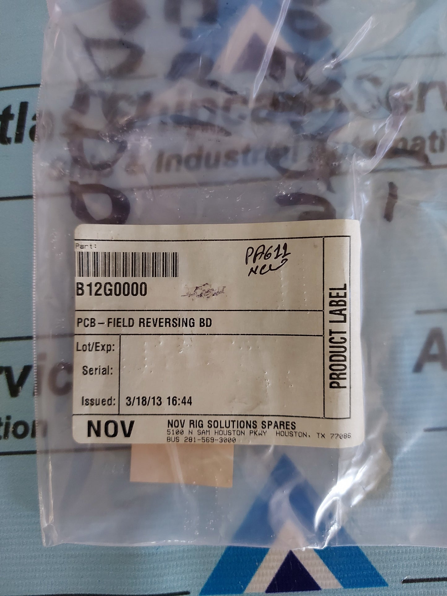 NATIONAL OILWELL VARCO B12G0000 PCB CARD