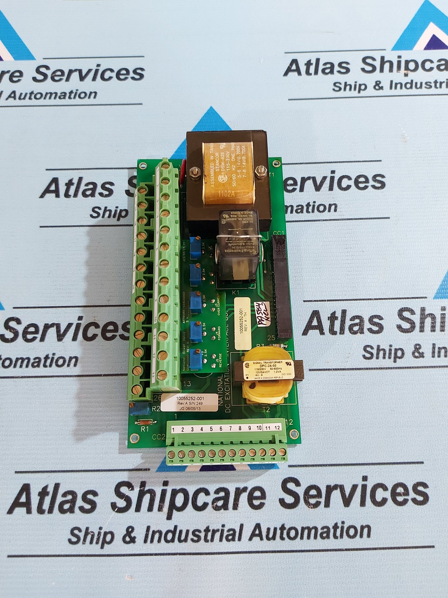 NATIONAL OILWELL VARCO DC EXCITATION INTERFACE BOARD