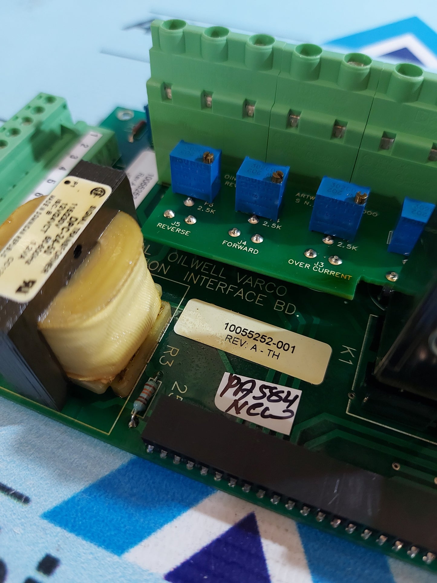 NATIONAL OILWELL VARCO DC EXCITATION INTERFACE BOARD