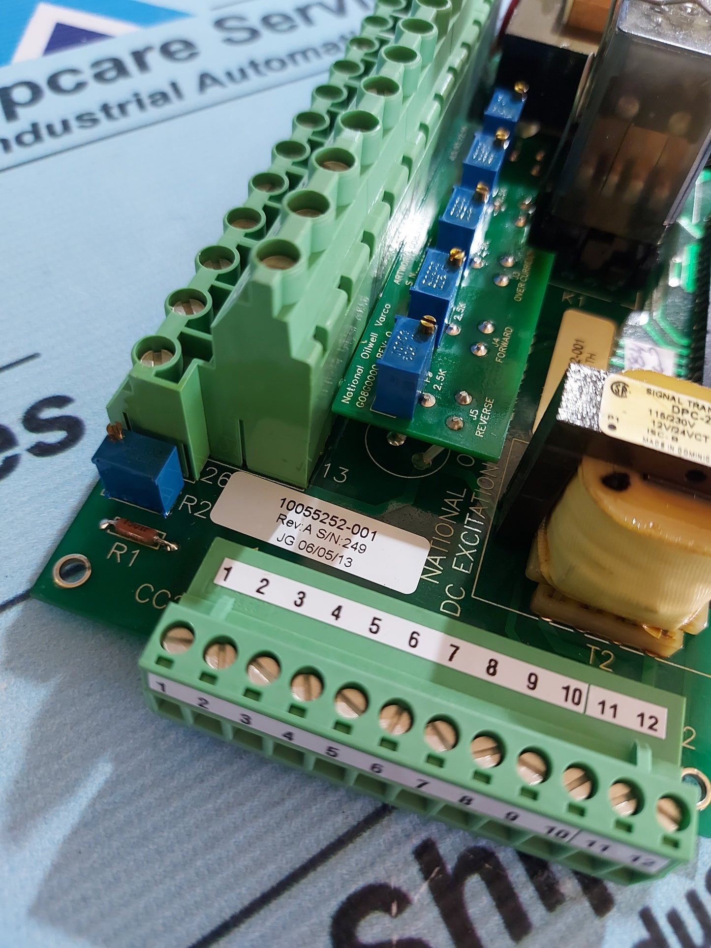 NATIONAL OILWELL VARCO DC EXCITATION INTERFACE BOARD