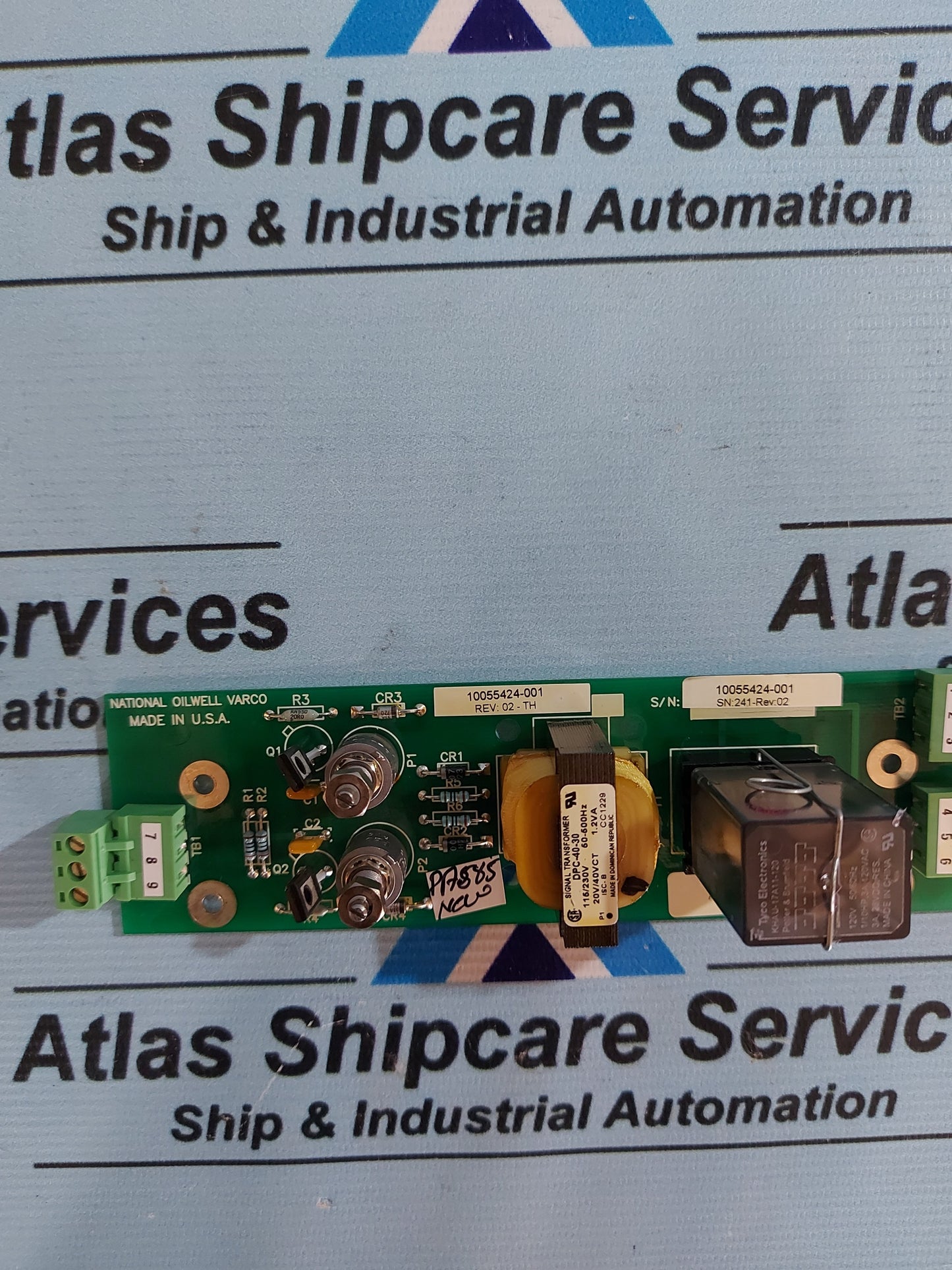 NATIONAL OILWELL VARCO F10J0000 PCB CARD