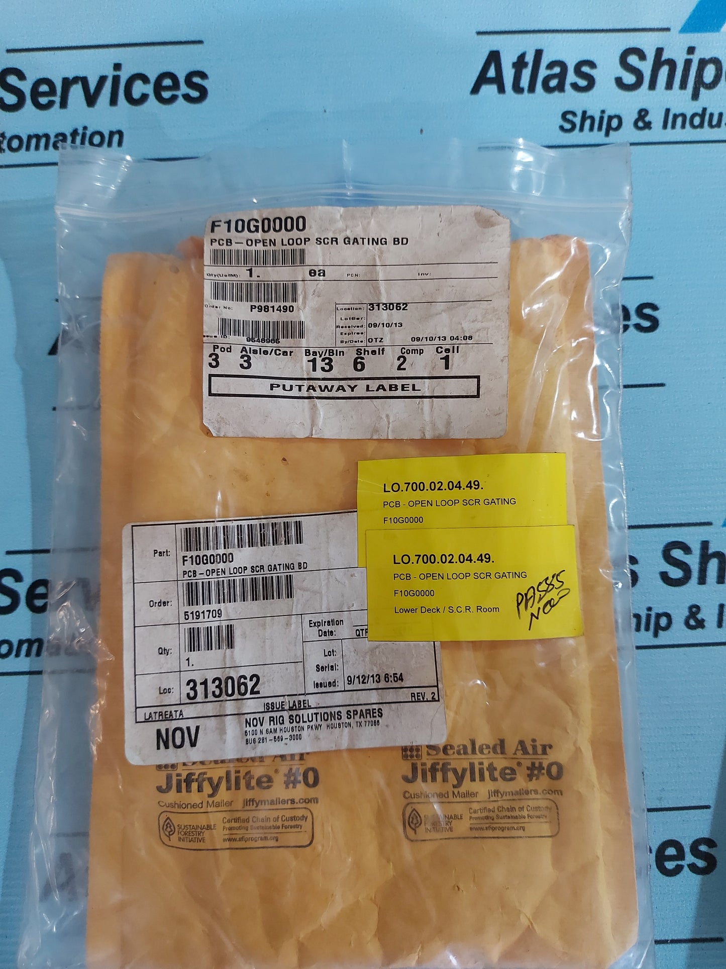 NATIONAL OILWELL VARCO F10J0000 PCB CARD