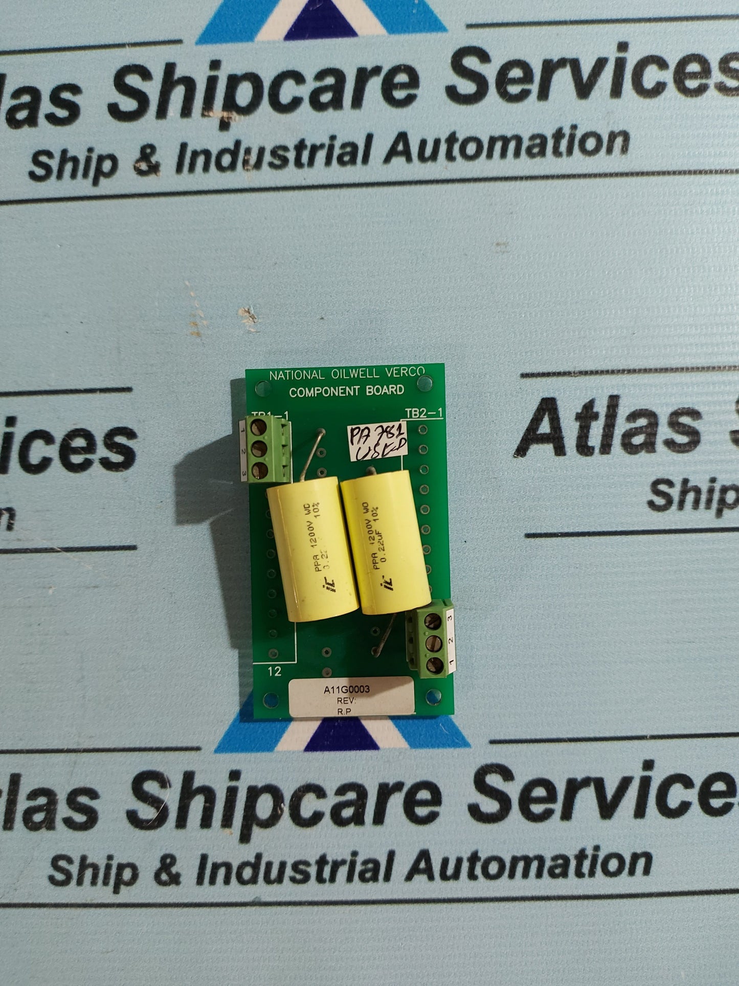 NATIONAL OILWELL VERCO A11G0003 COMPONENT BOARD