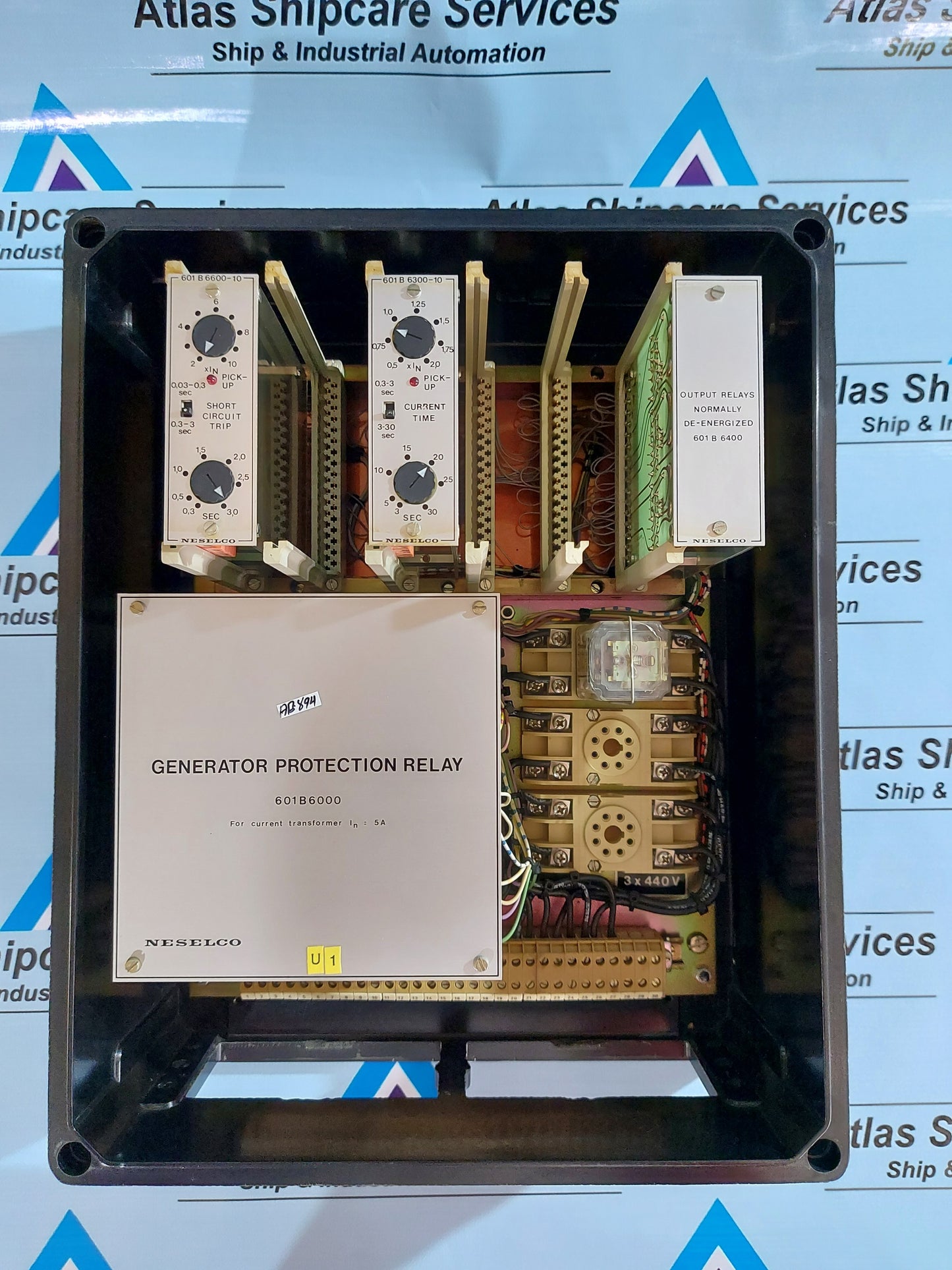 NESELCO 601B6000 GENERATOR PROTECTION RELAY