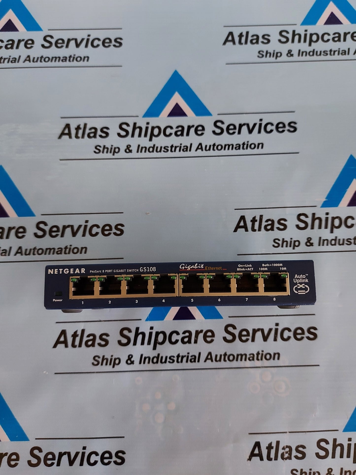 NETGEAR GS108 PROFACE 8 PORT GIGABIT ETHERNET SWITCH