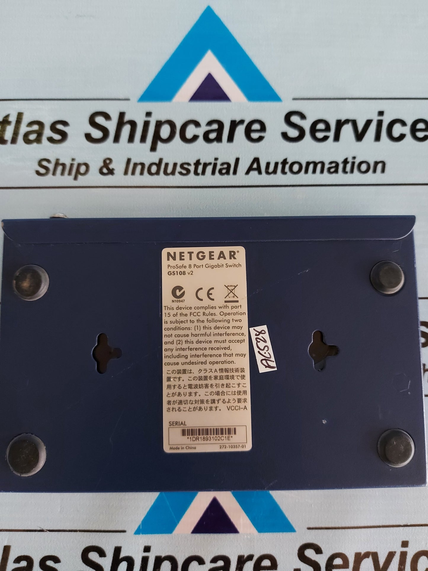 NETGEAR GS108 PROFACE 8 PORT GIGABIT ETHERNET SWITCH