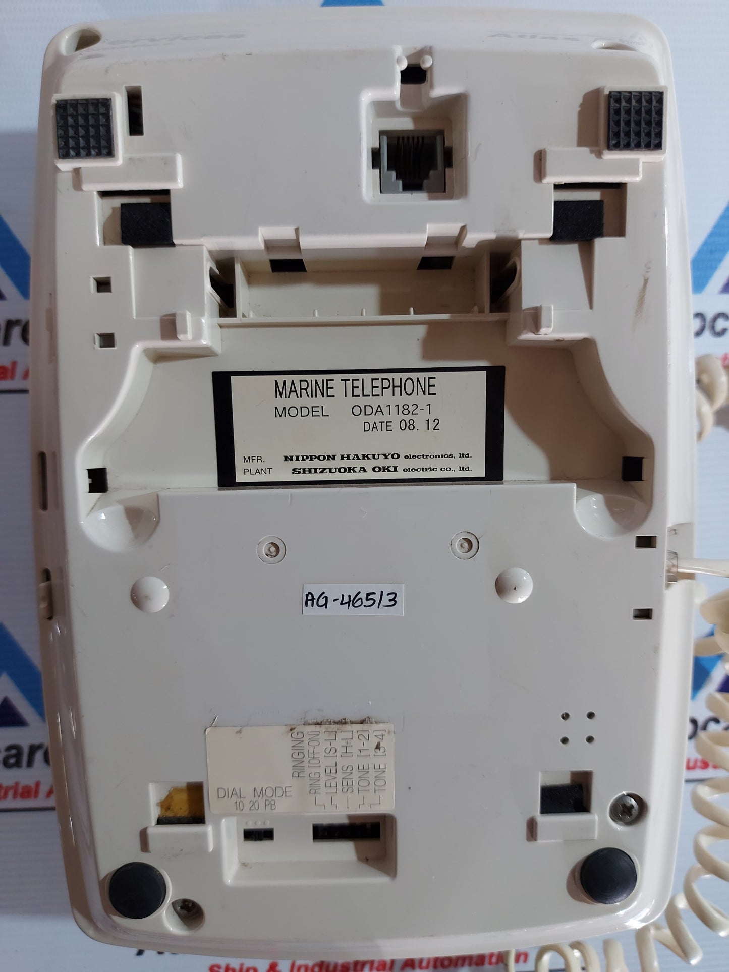 NIPPON OKI MARINE TELEPHONE ODA1182-1 AG465