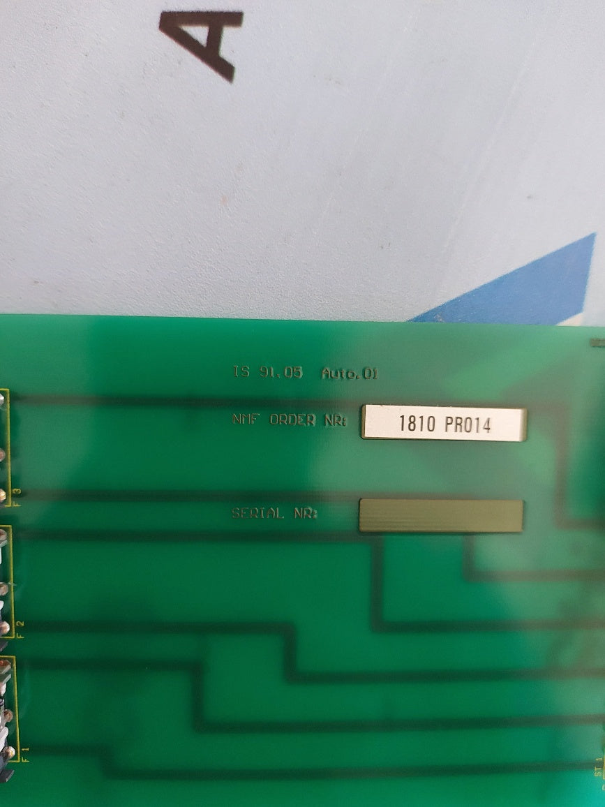 NMF IS 91.05 Auto.01 Pcb Card