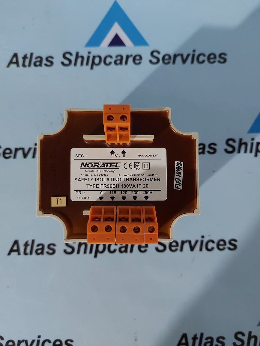 NORATEL FR96BH 180VA IP 20 SAFETY ISOLATING TRANSFORMER