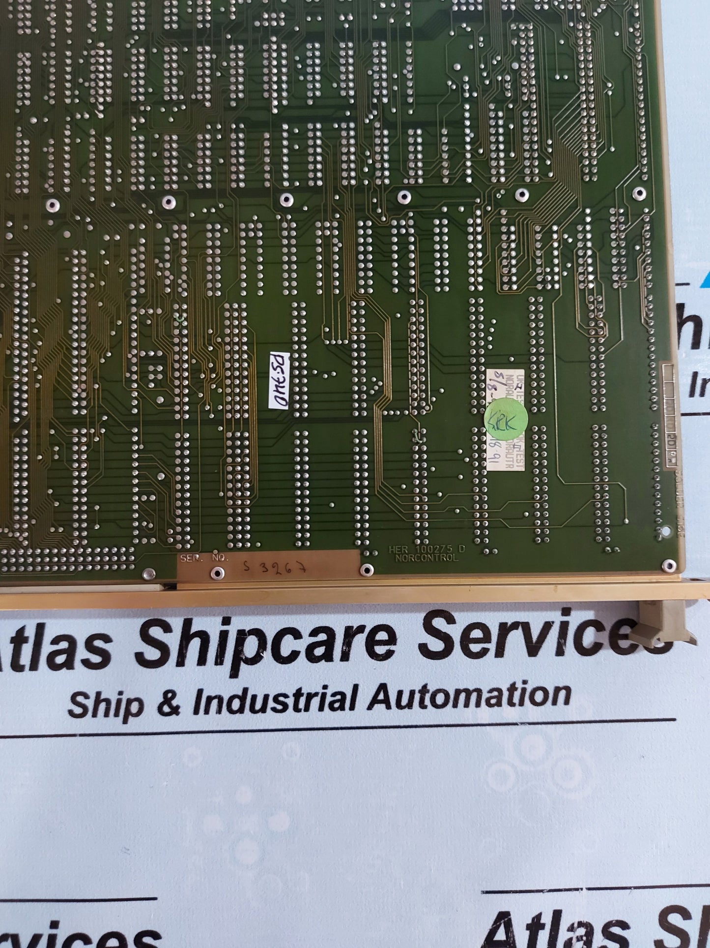 NORCONTROL 2E-534 PROCESSOR CARD HER100275D