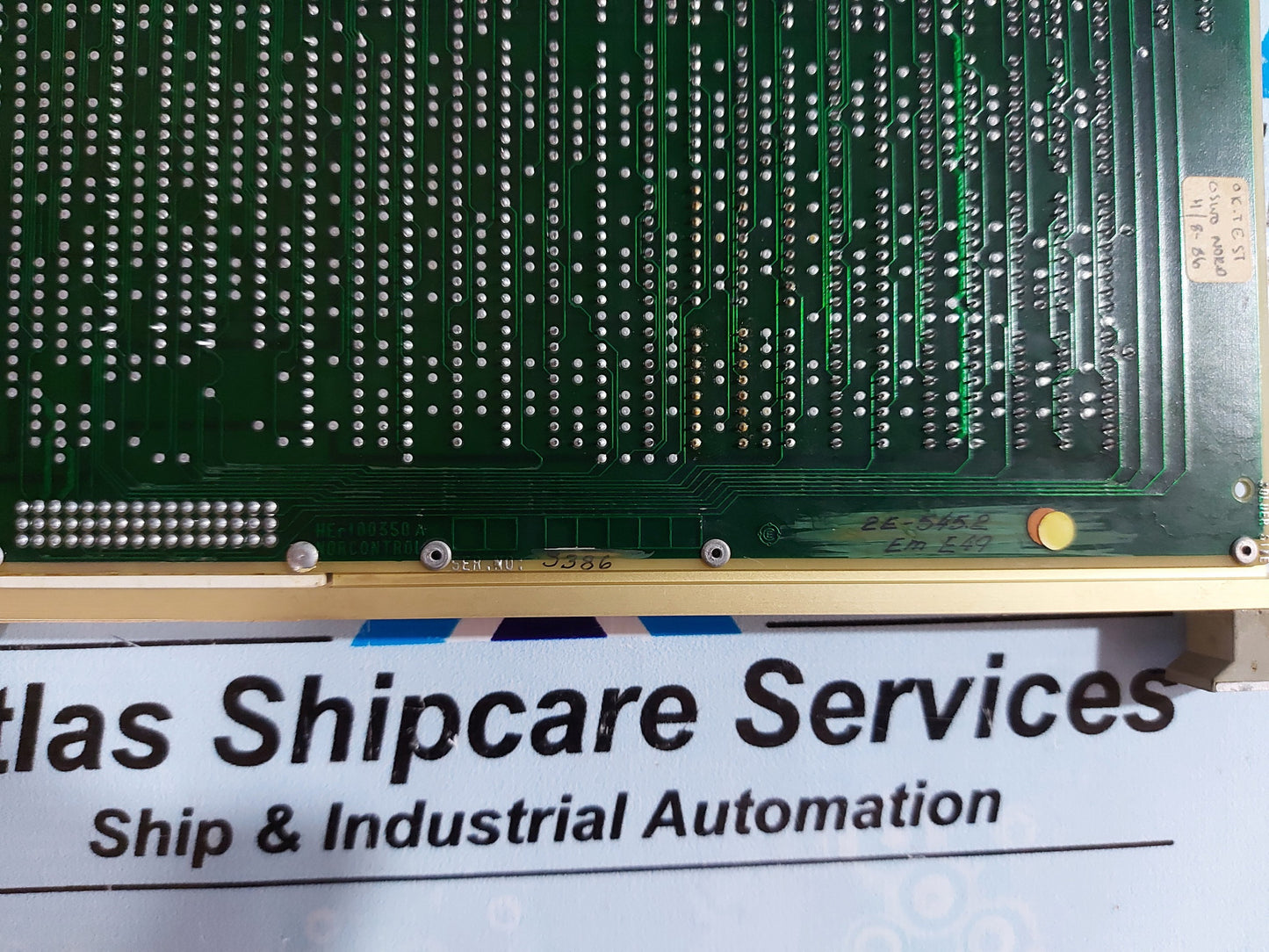 NORCONTROL 2E-545 DUAL PORT MEMORY 2 HEr100350A