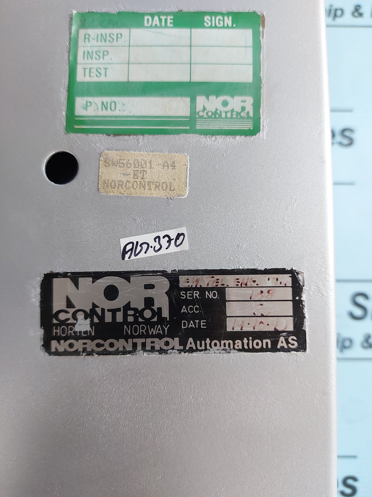 NORCONTROL ETU ENGINE TELEGRAPH UNIT AG370