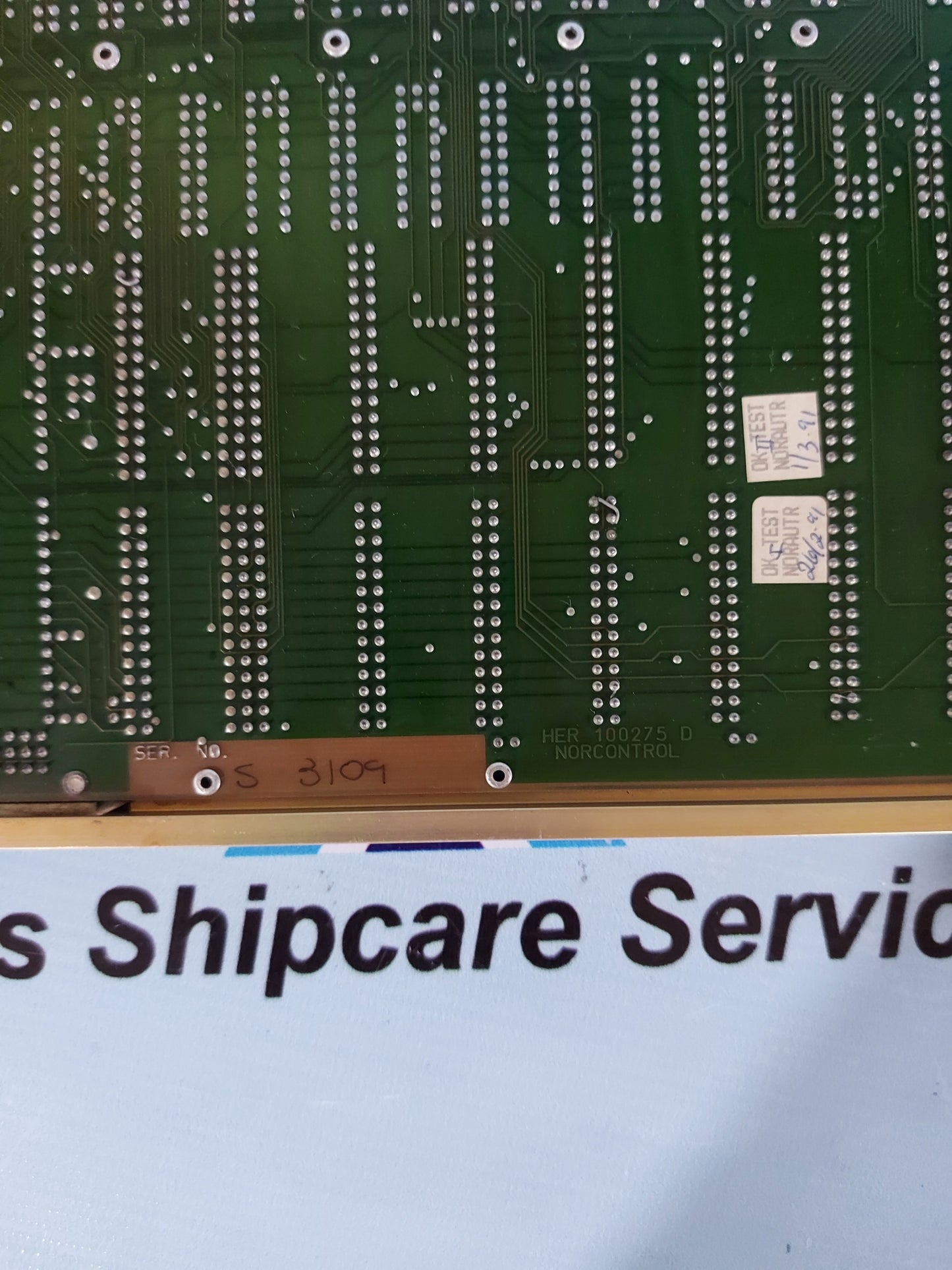 NORCONTROL HER 100275 D 2E-534 PROCESSOR CARD