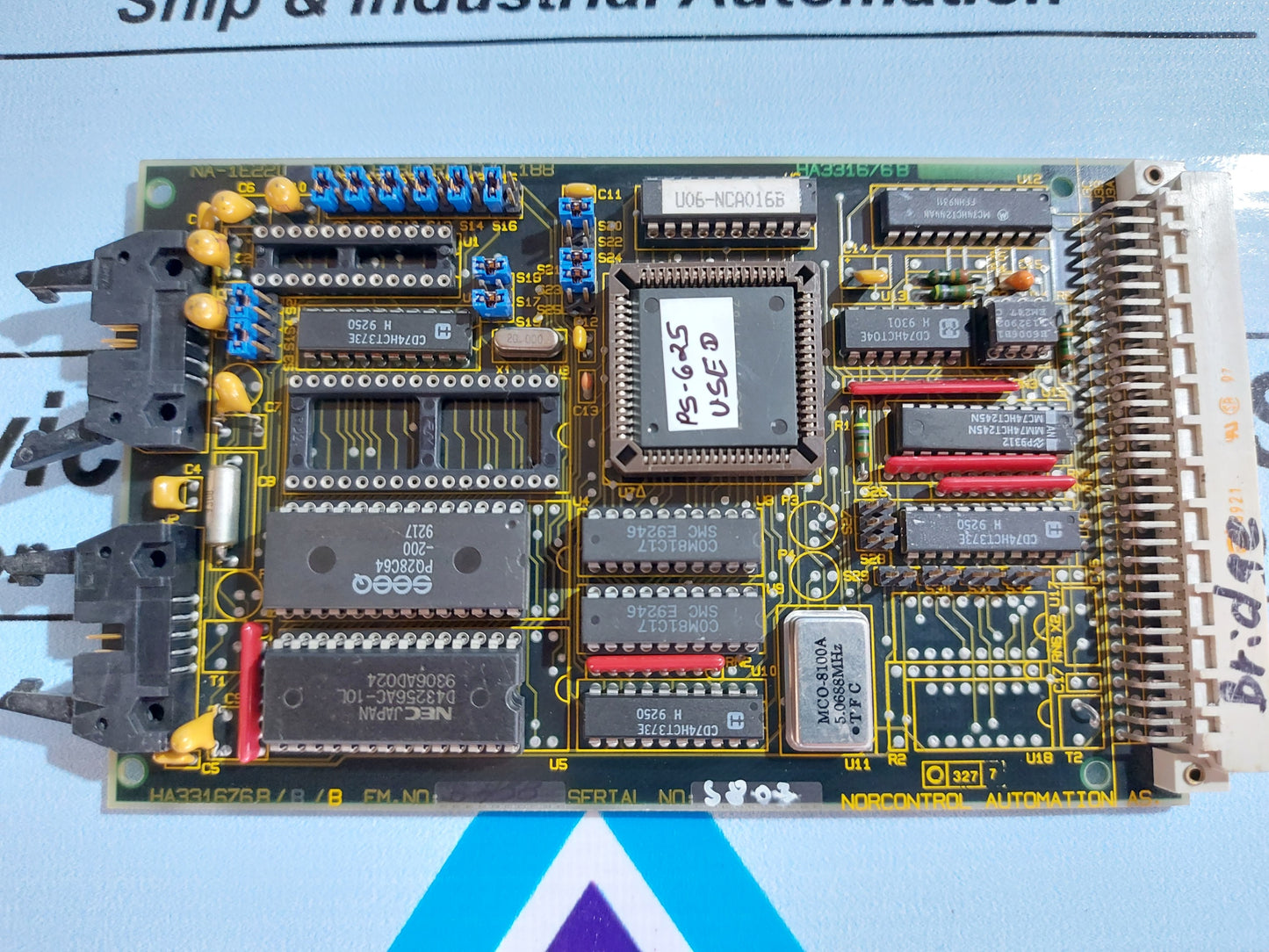 NORCONTROL NA-1E220 SINGLE BOARD CPU 188 HA331676B/B/B