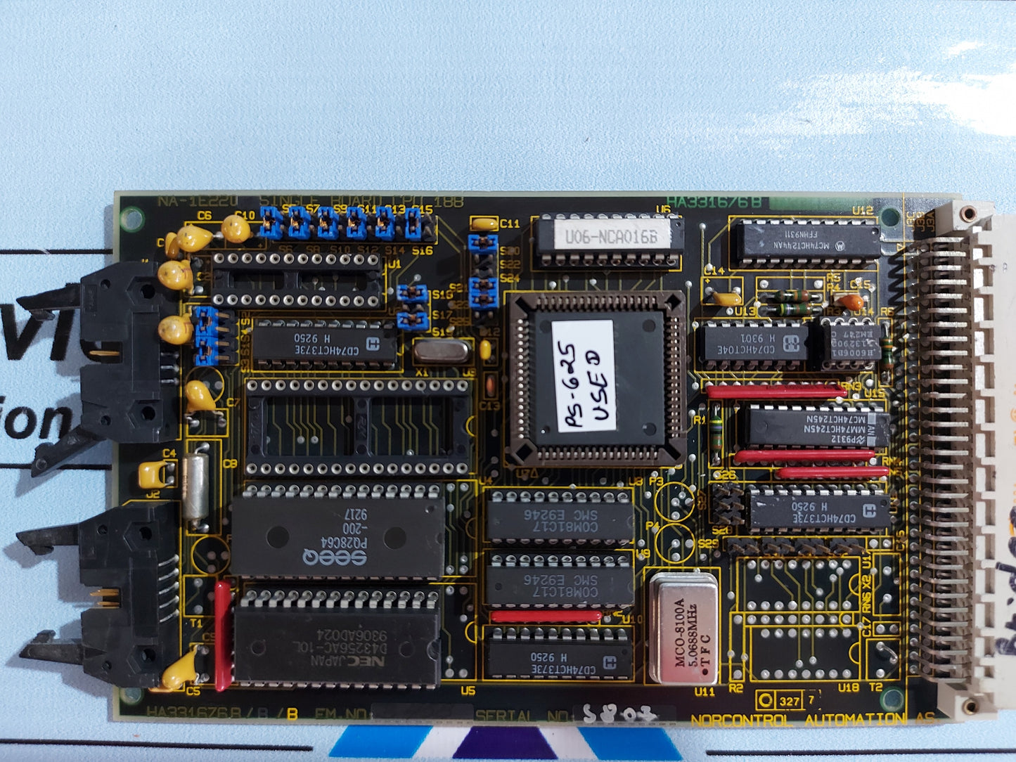NORCONTROL NA-1E220 SINGLE BOARD CPU 188 HA331676B/B/B
