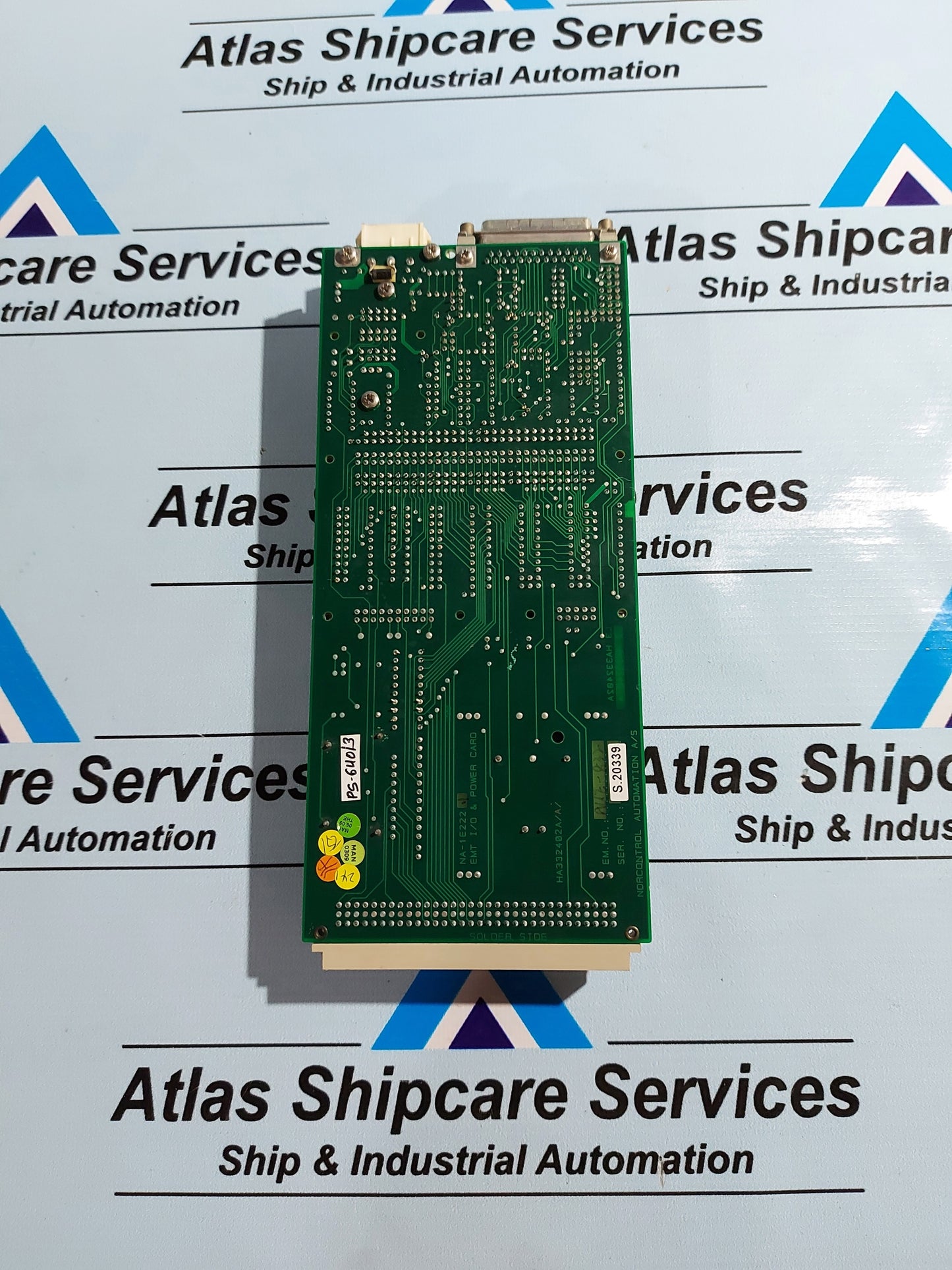 NORCONTROL NA-1E222.1 EMT I/O & POWER CARD HA332402A/A/A