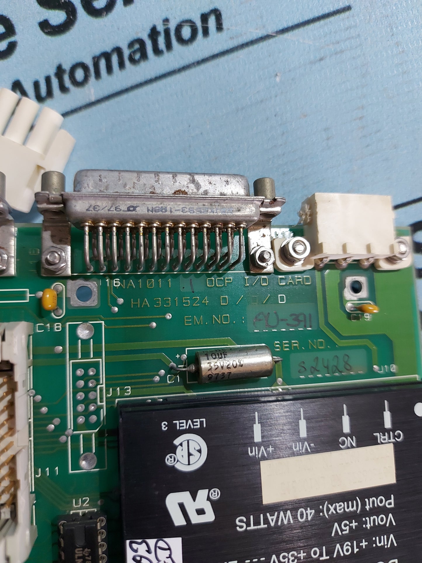 NORCONTROL NA1011.1 OCP I/C CARD HA331524D/D/D