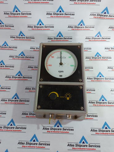 NORCONTROL RPM METER 0 TO 100 RPM AG665