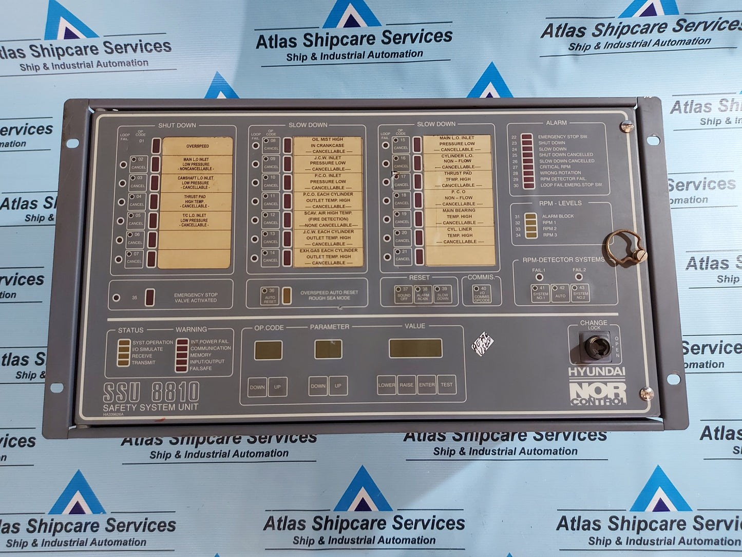 NORCONTROL SSU 8810 SAFETY SYSTEM UNIT P/N 8200049
