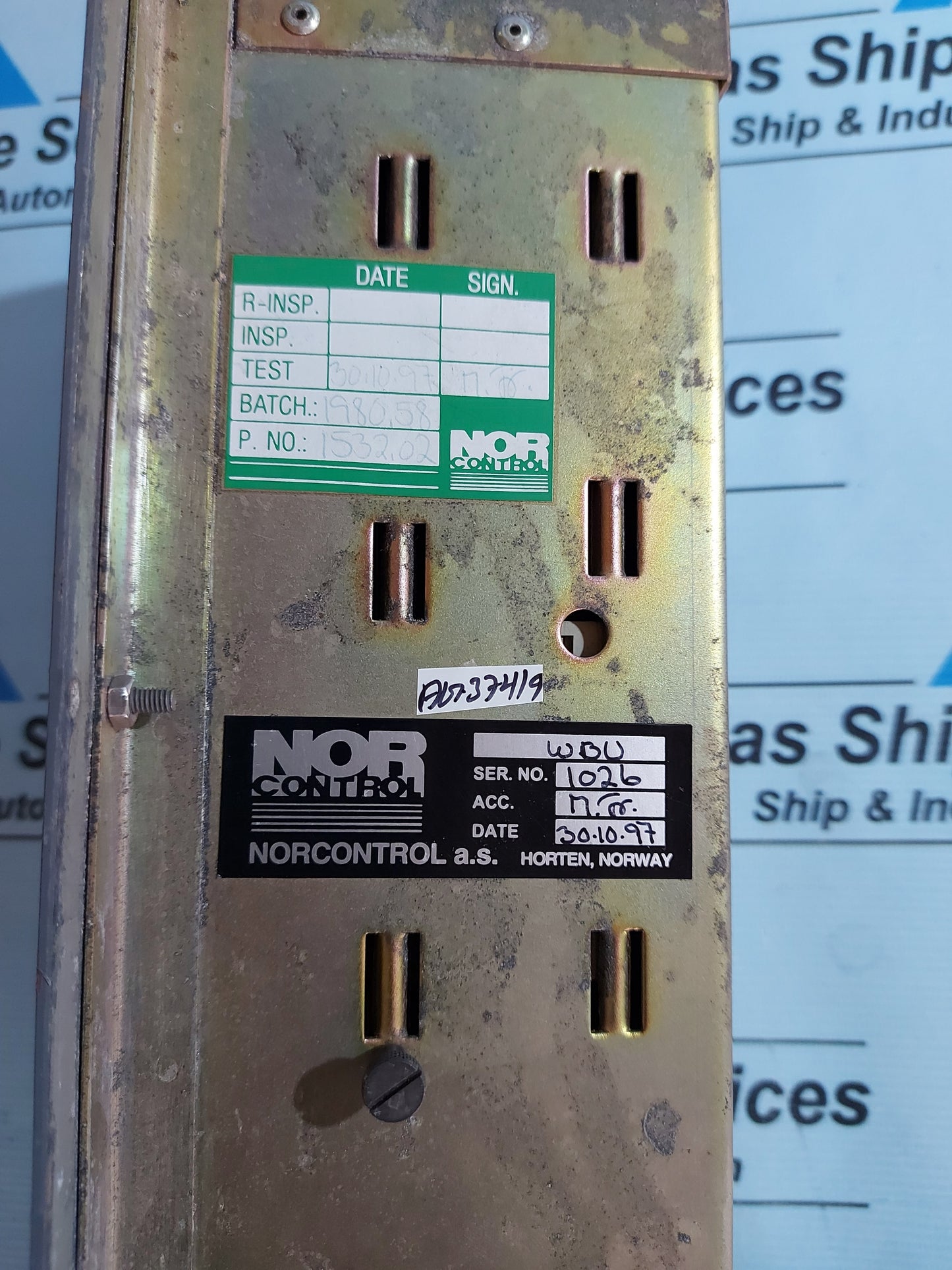 NORCONTROL WBU WATCH BRIDGE UNIT HA333688B AG374