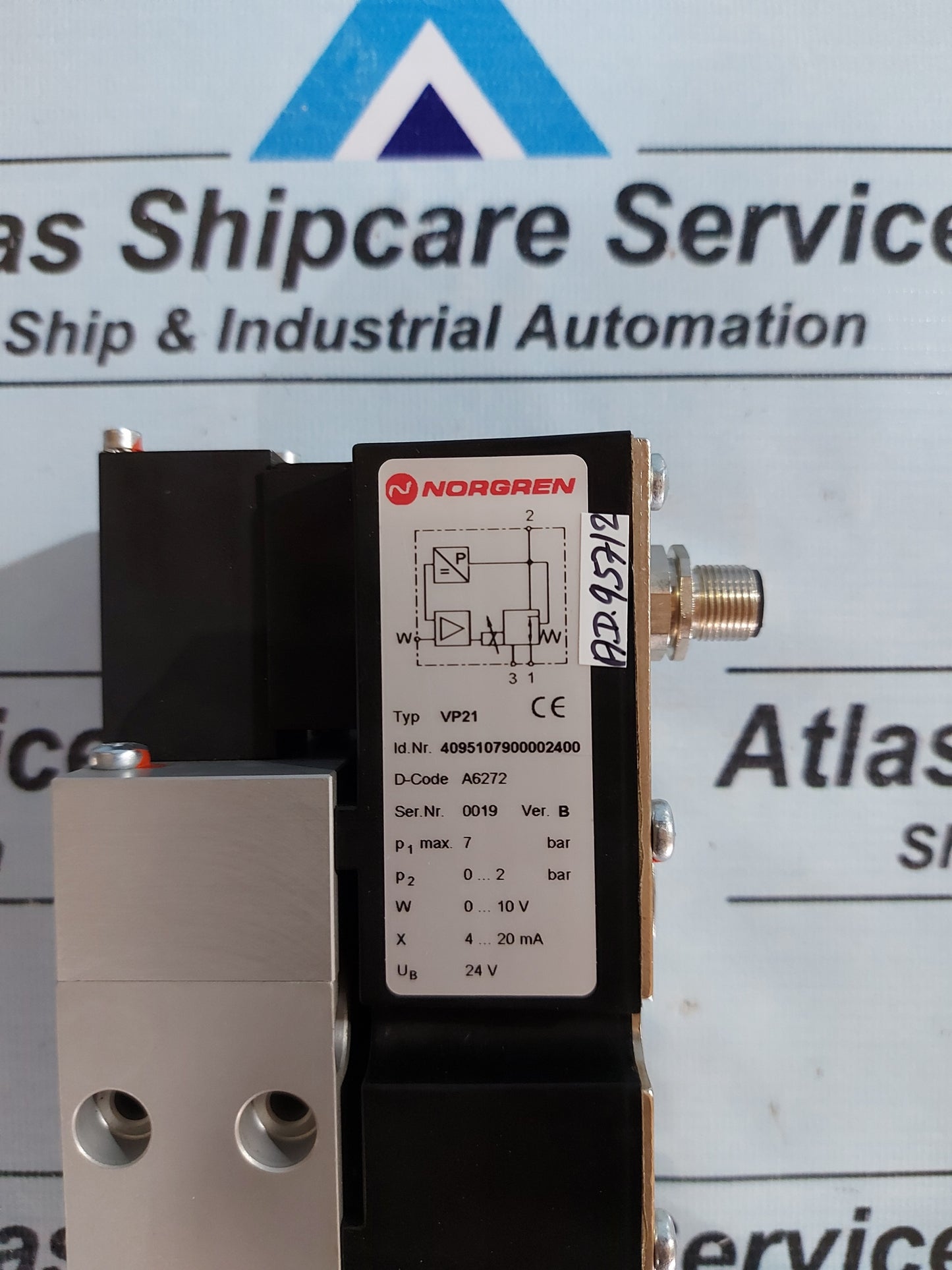 NORGREN VP21 PRESSURE VALVE 4095107900002400