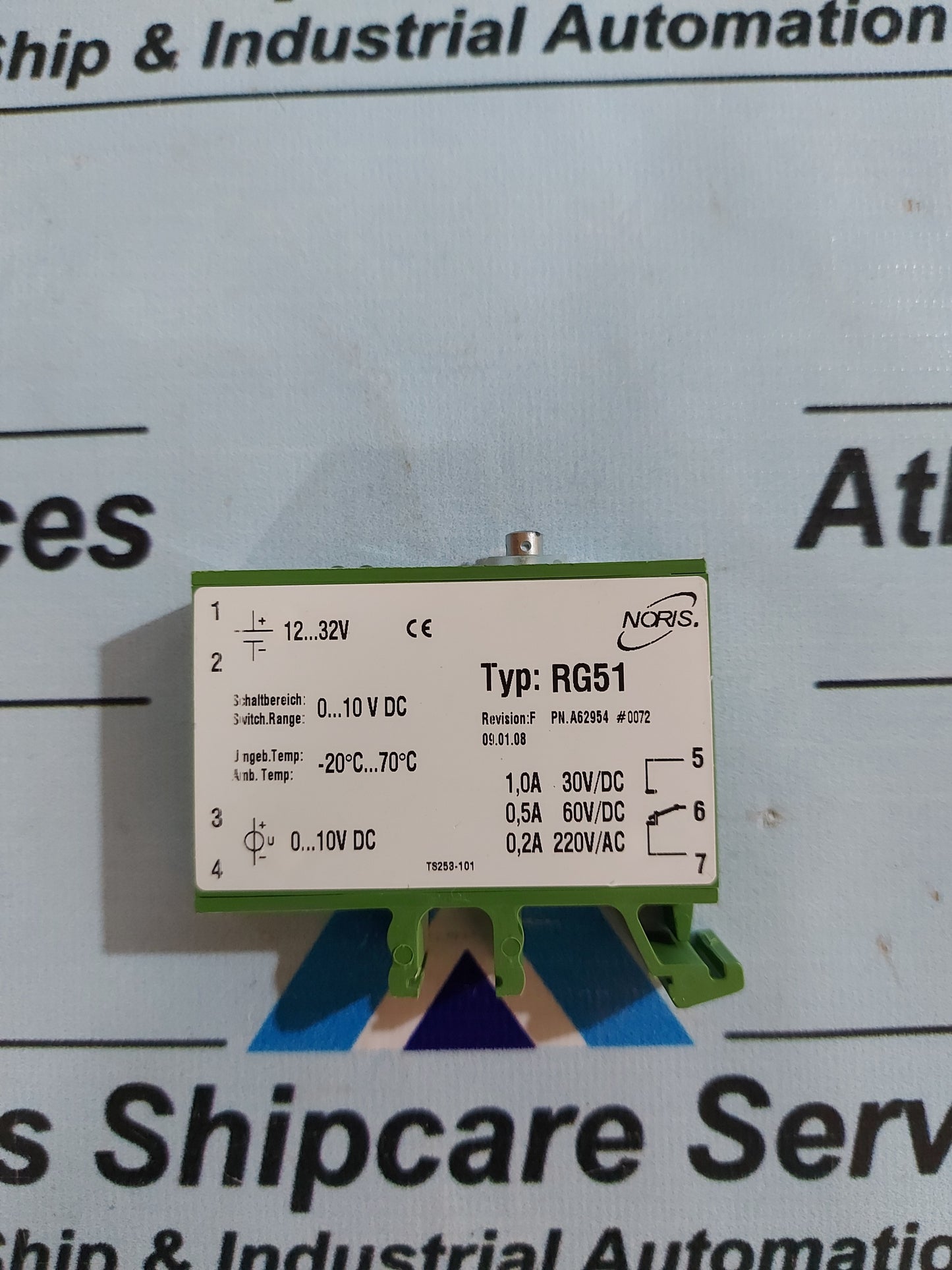 NORIS RG51 LIMIT VALUE SWITCH FOR FREQUENCY