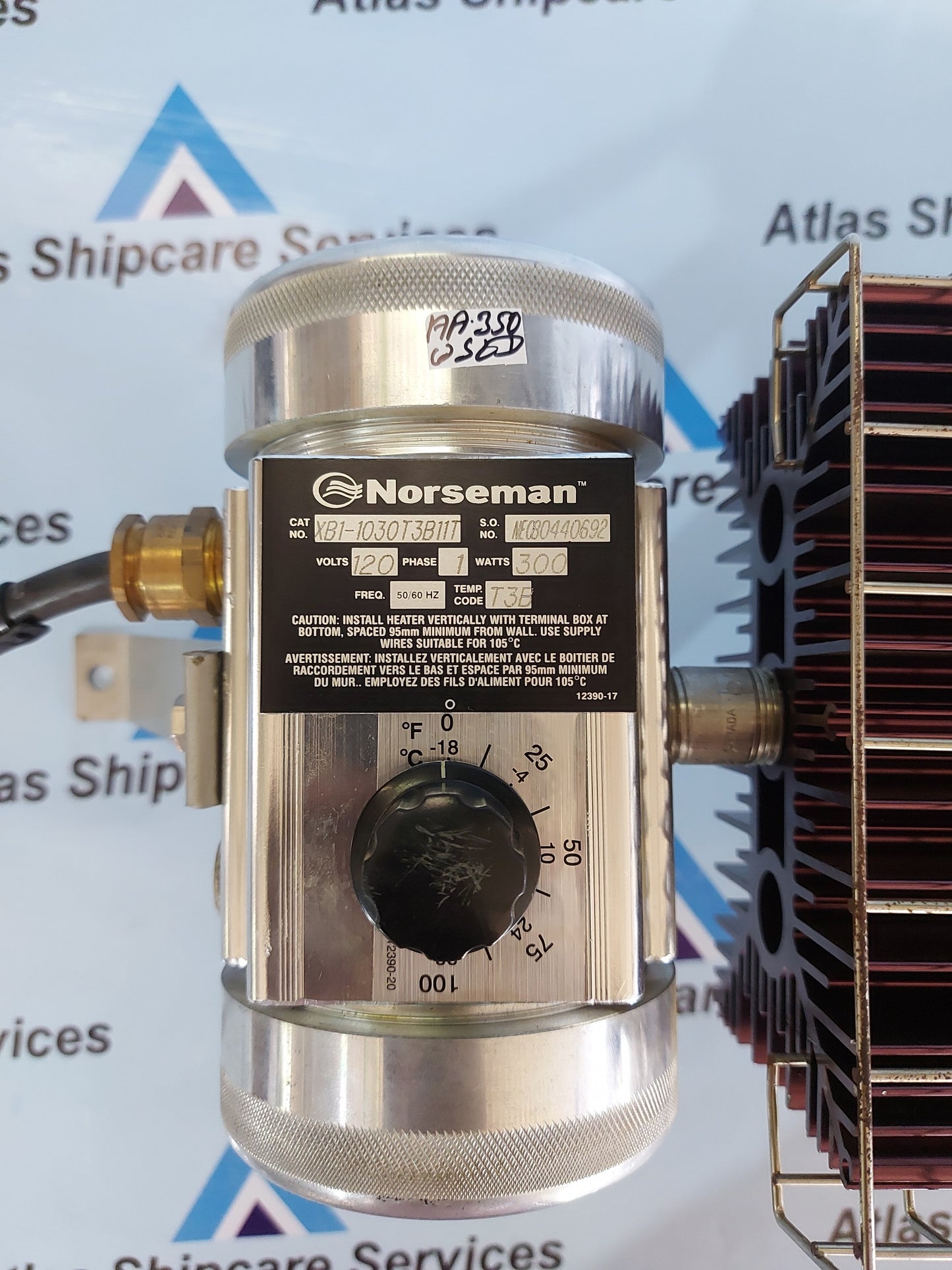 NORSEMAN XB1-1030T3B11T EXPLOSION RESISTANT CONVECTION HEATER