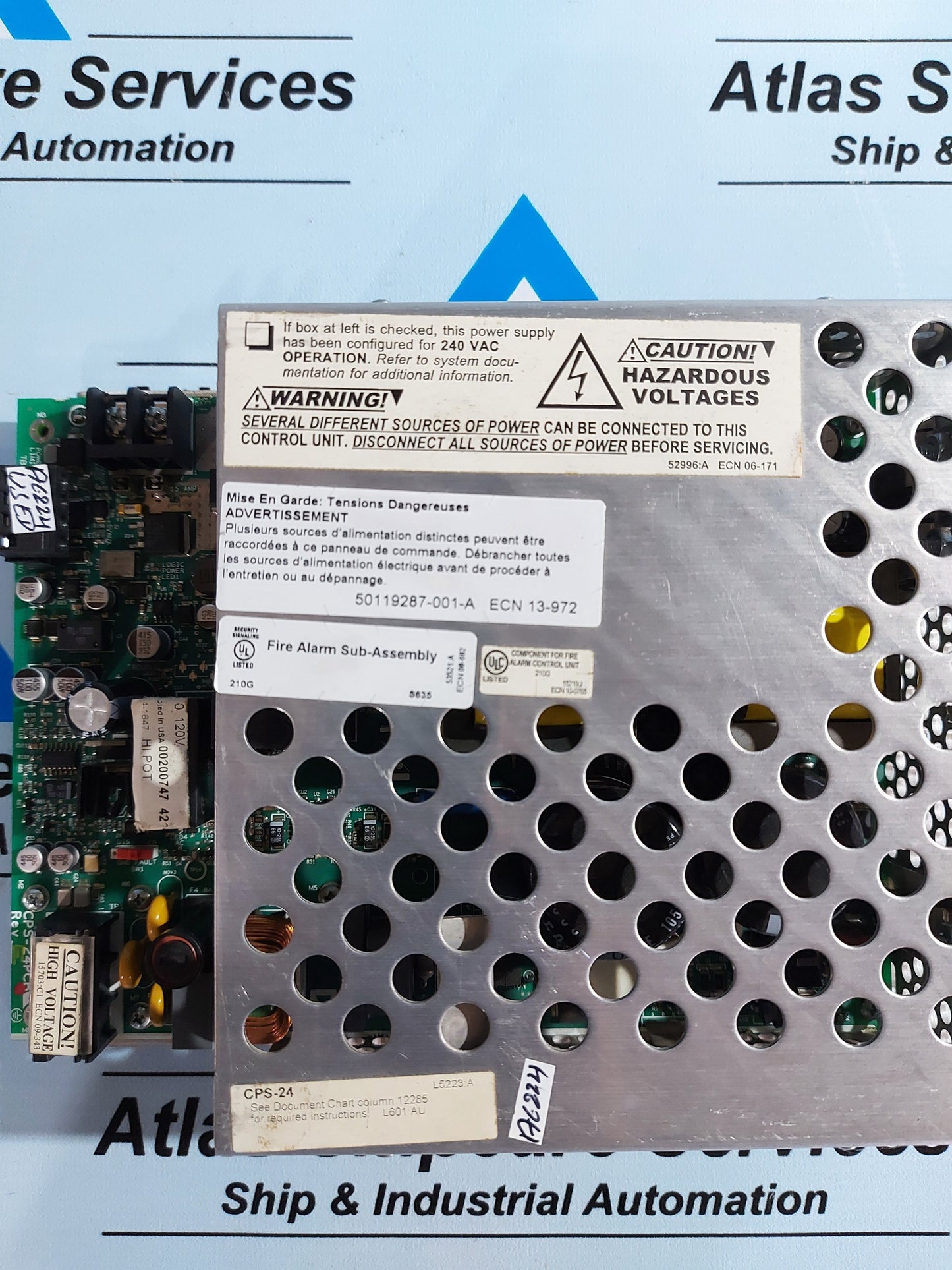 NOTIFIER CPS-24 FIRE ALARM POWER SUPPLY